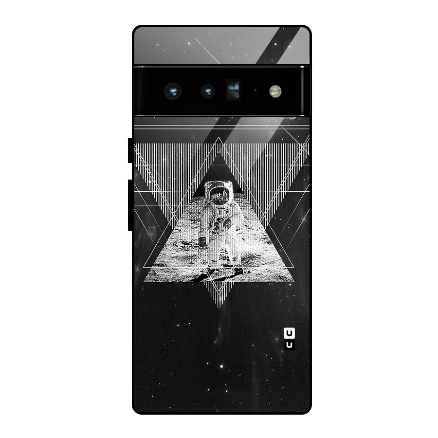 Space Triangle Abstract Glass Back Case for Google Pixel 6 Pro