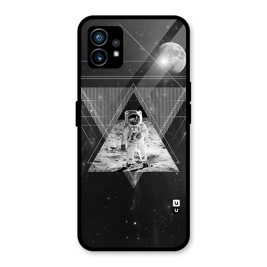 Space Triangle Abstract Glass Back Case for Nothing Phone 1