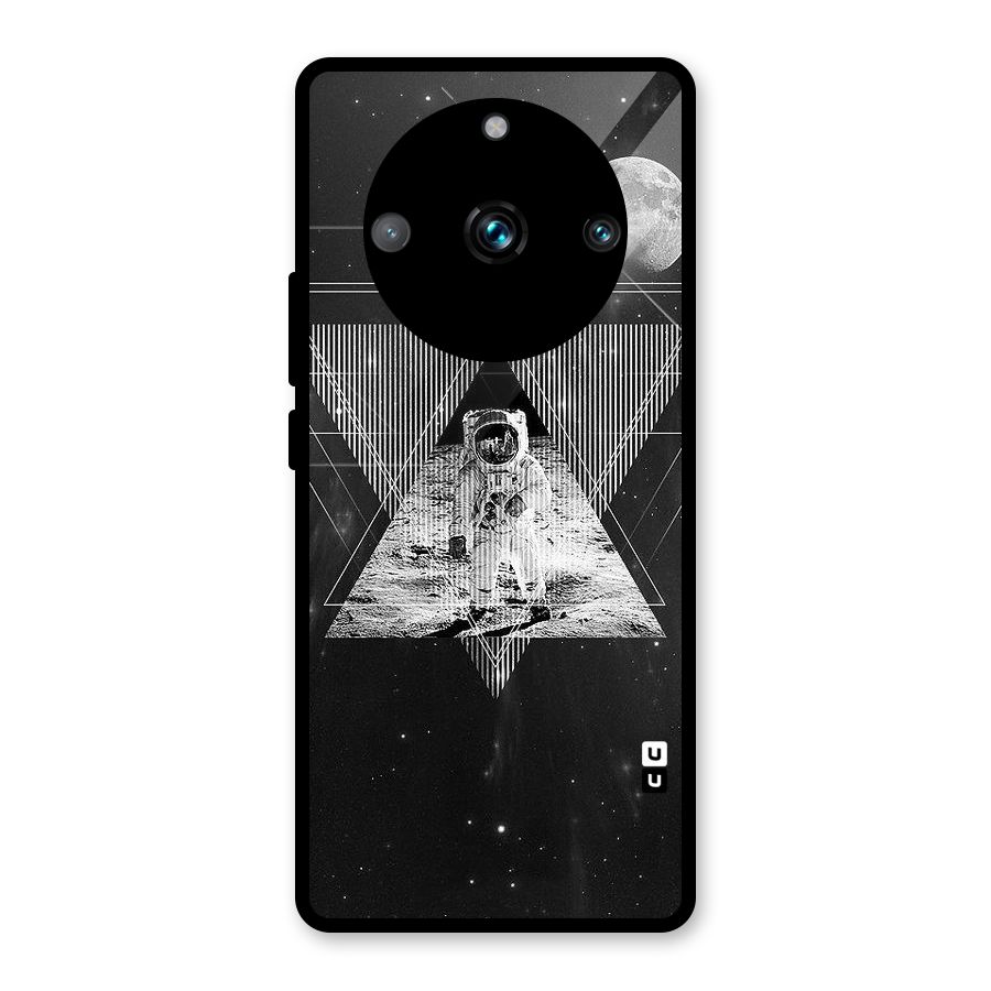 Space Triangle Abstract Glass Back Case for Realme 11 Pro