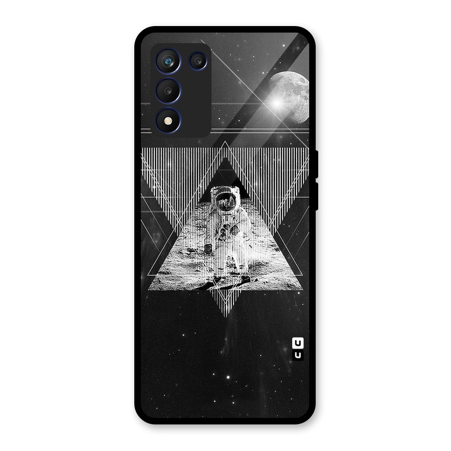 Space Triangle Abstract Glass Back Case for Realme 9 5G Speed