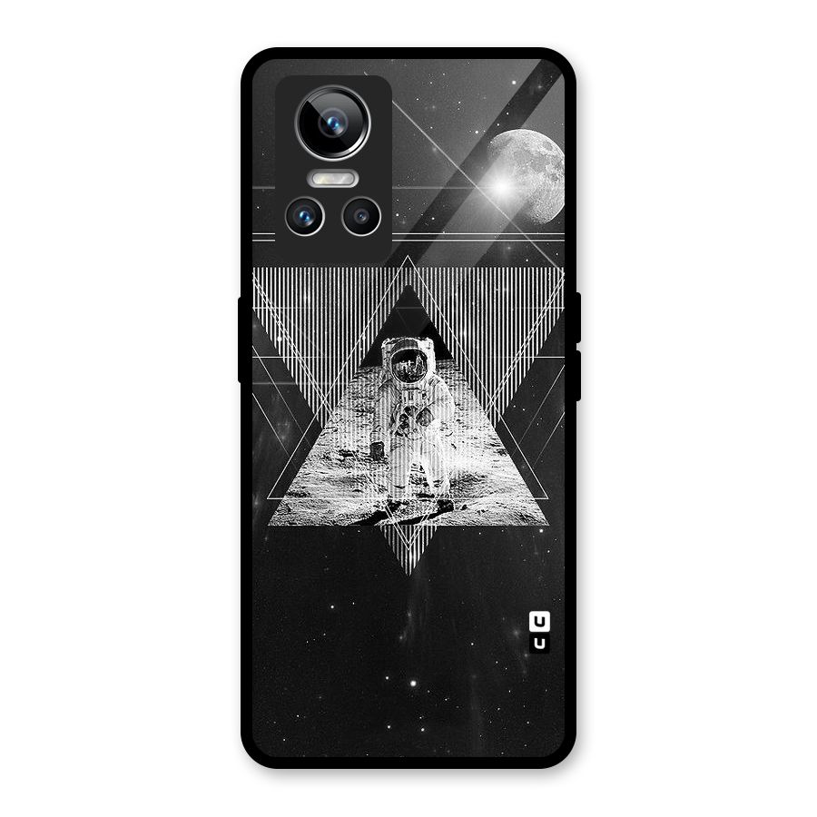 Space Triangle Abstract Glass Back Case for Realme GT Neo 3