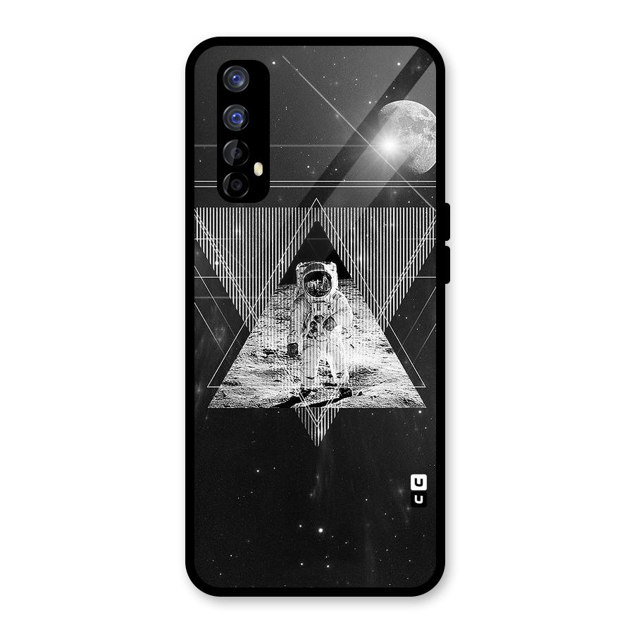 Space Triangle Abstract Glass Back Case for Realme Narzo 20 Pro