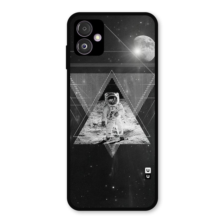 Space Triangle Abstract Metal Back Case for Galaxy F14