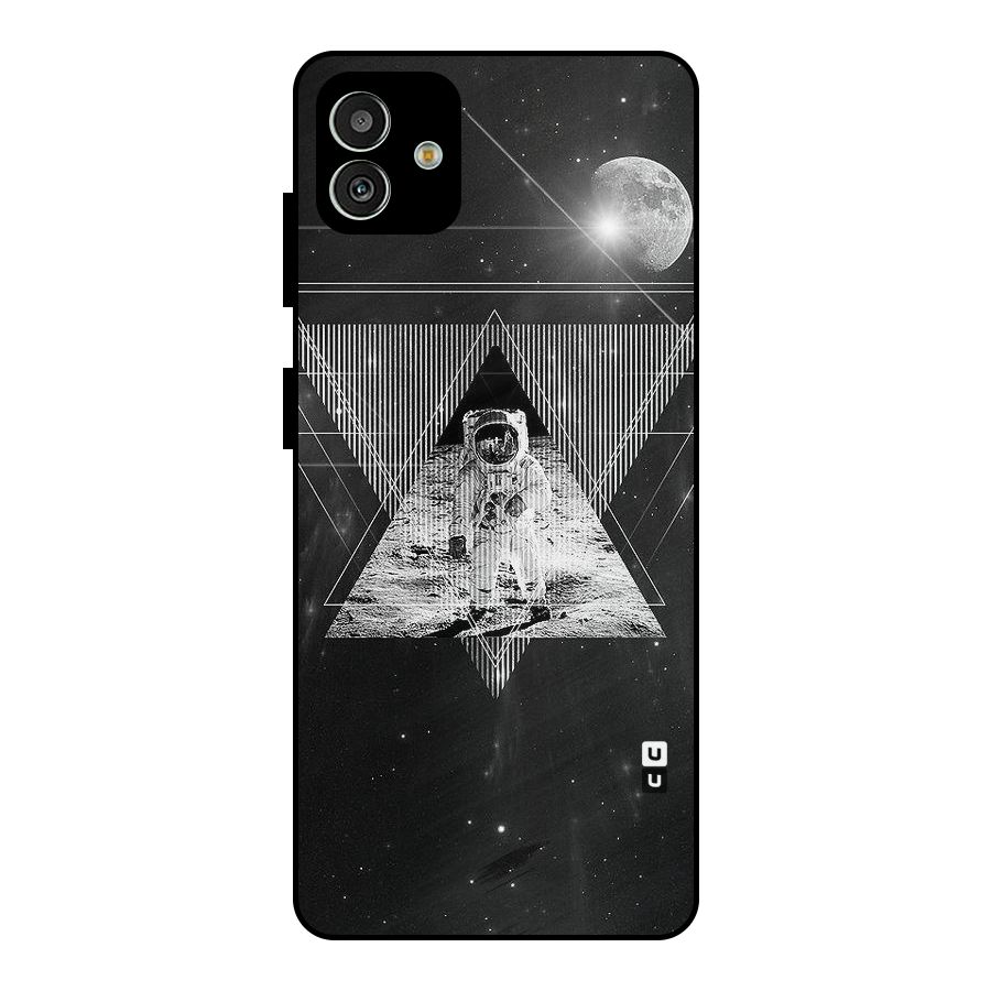 Space Triangle Abstract Metal Back Case for Galaxy M13 5G