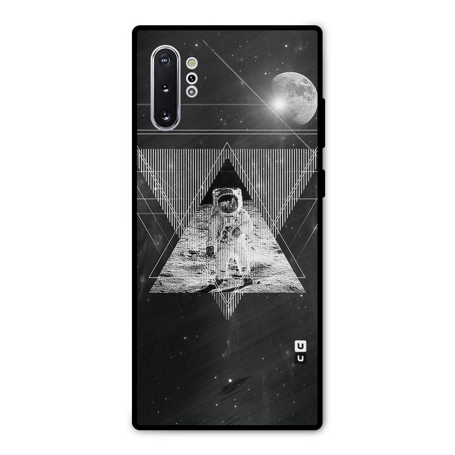Space Triangle Abstract Metal Back Case for Galaxy Note 10 Plus