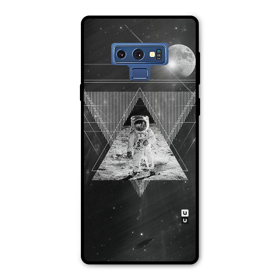Space Triangle Abstract Metal Back Case for Galaxy Note 9