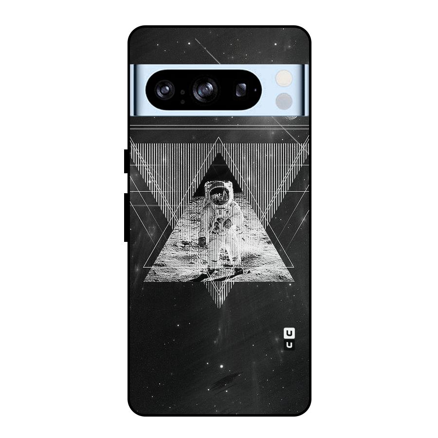 Space Triangle Abstract Metal Back Case for Google Pixel 8 Pro