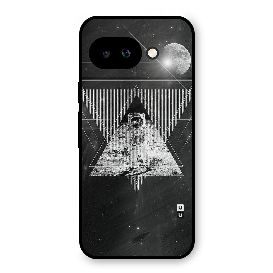 Space Triangle Abstract Metal Back Case for Google Pixel 9a