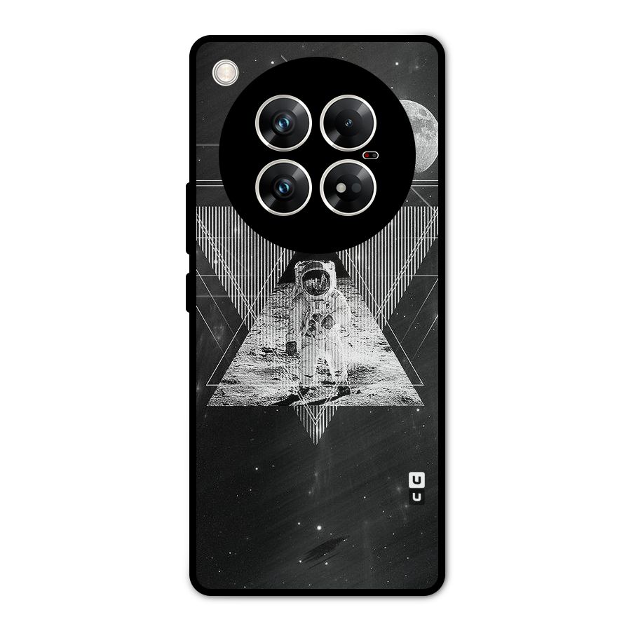 Space Triangle Abstract Metal Back Case for Infinix Zero 40 5G