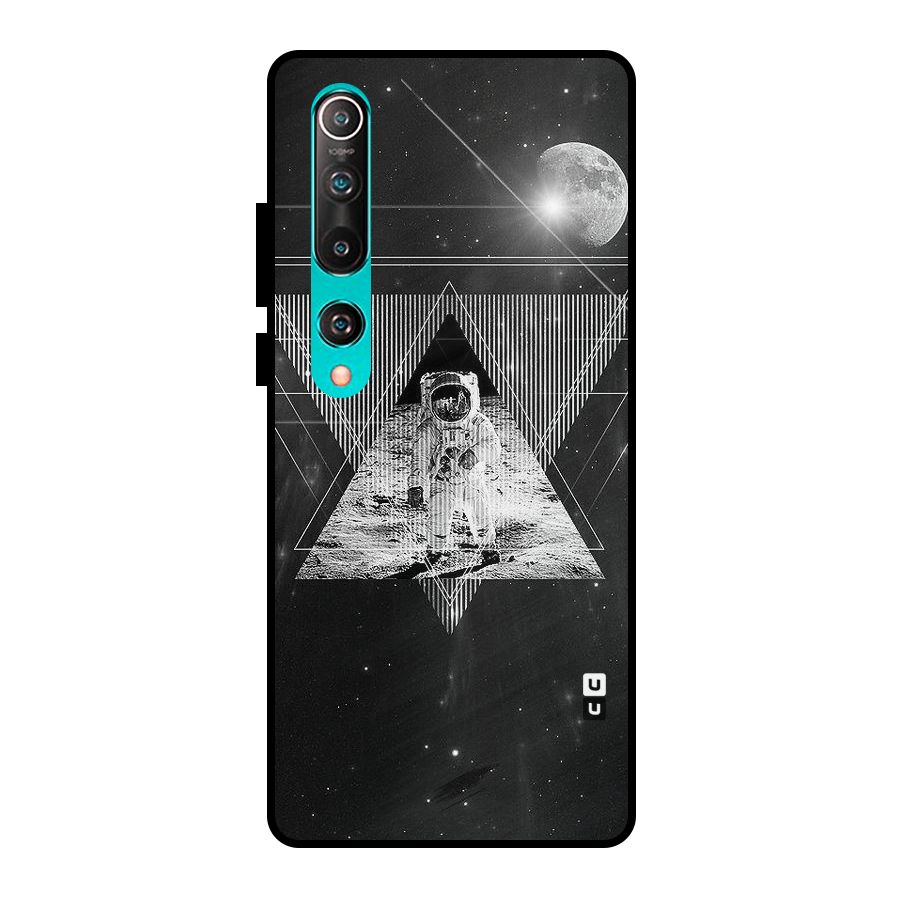 Space Triangle Abstract Metal Back Case for Mi 10