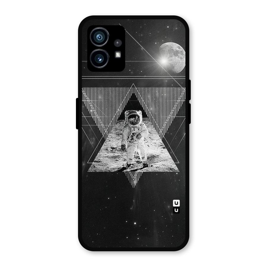 Space Triangle Abstract Metal Back Case for Nothing Phone 1