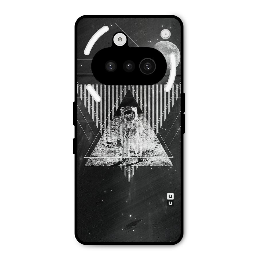 Space Triangle Abstract Metal Back Case for Nothing Phone 3a
