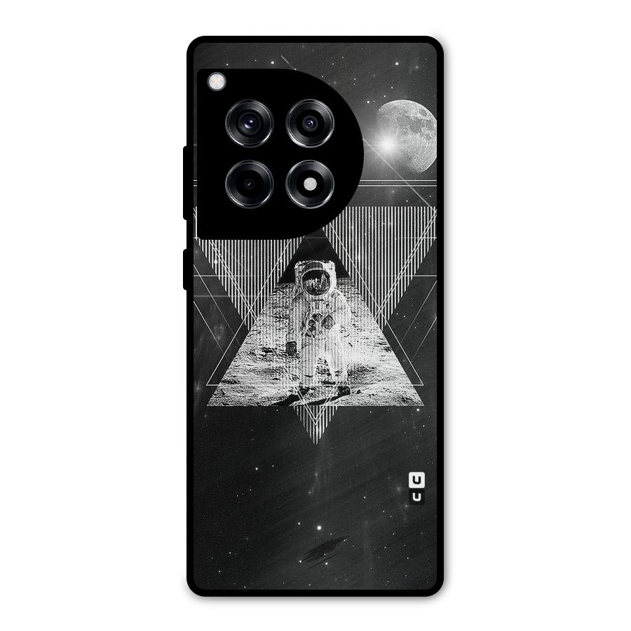 Space Triangle Abstract Metal Back Case for OnePlus 12R