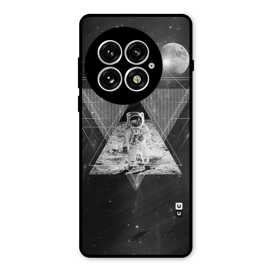 Space Triangle Abstract Metal Back Case for OnePlus 13