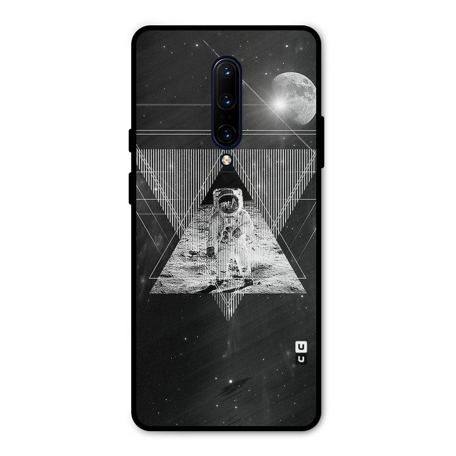 Space Triangle Abstract Metal Back Case for OnePlus 7 Pro