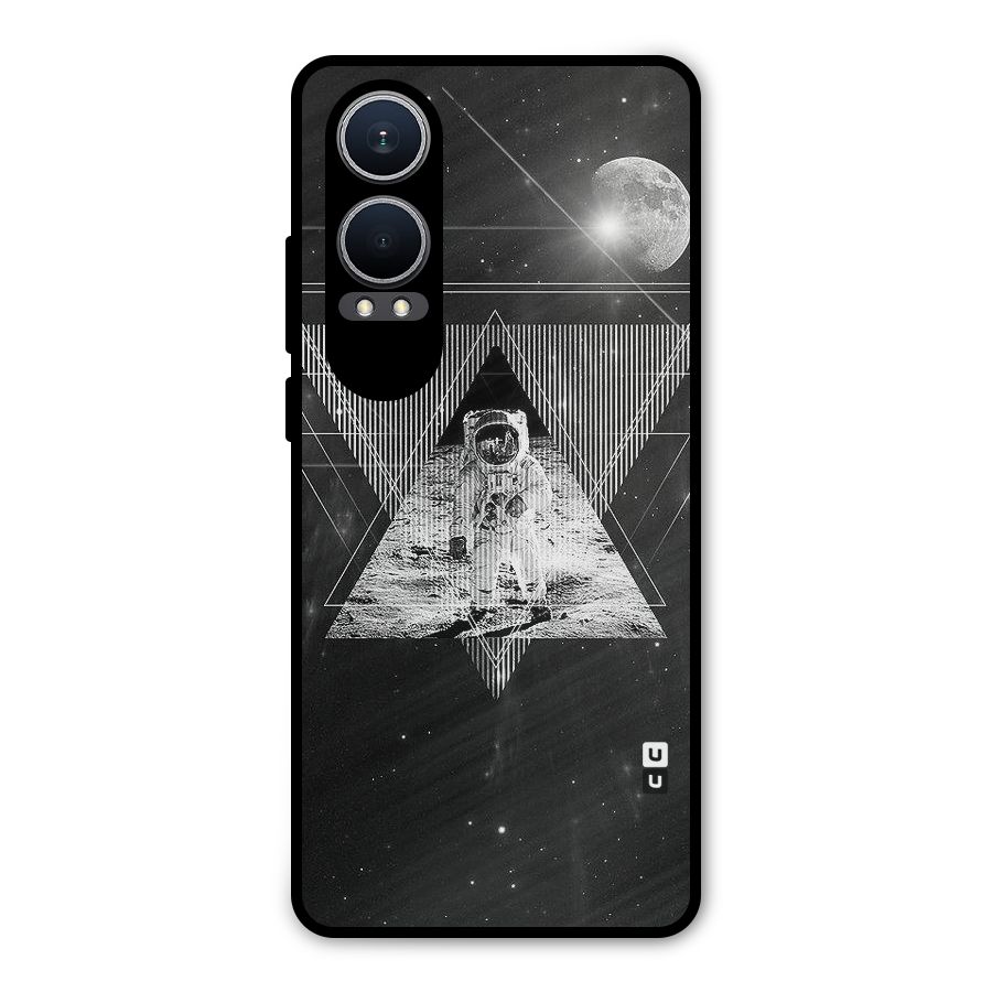 Space Triangle Abstract Metal Back Case for OnePlus Nord CE4 Lite
