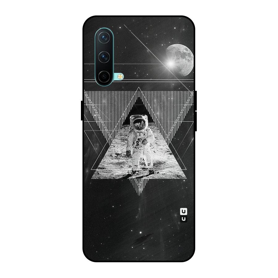 Space Triangle Abstract Metal Back Case for OnePlus Nord CE 5G
