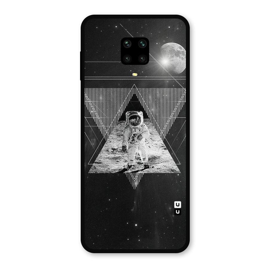 Space Triangle Abstract Metal Back Case for Poco M2