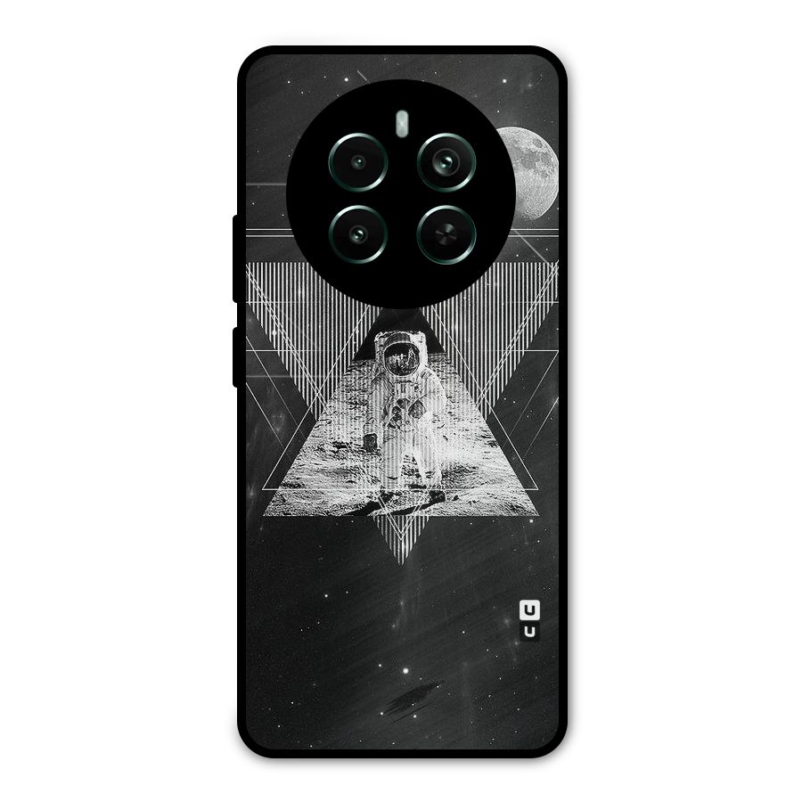 Space Triangle Abstract Metal Back Case for Realme 12 Pro Plus