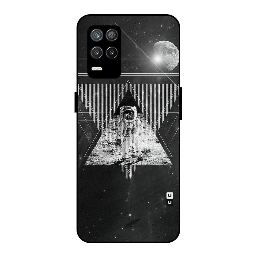 Space Triangle Abstract Metal Back Case for Realme 9 5G