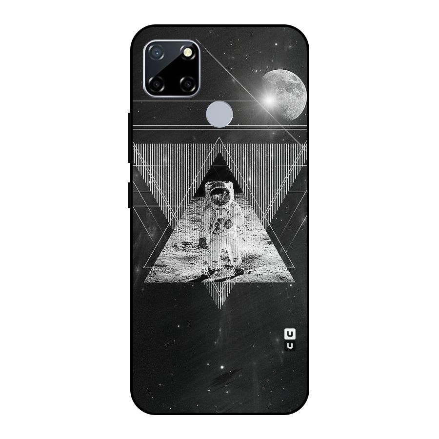 Space Triangle Abstract Metal Back Case for Realme Narzo 20