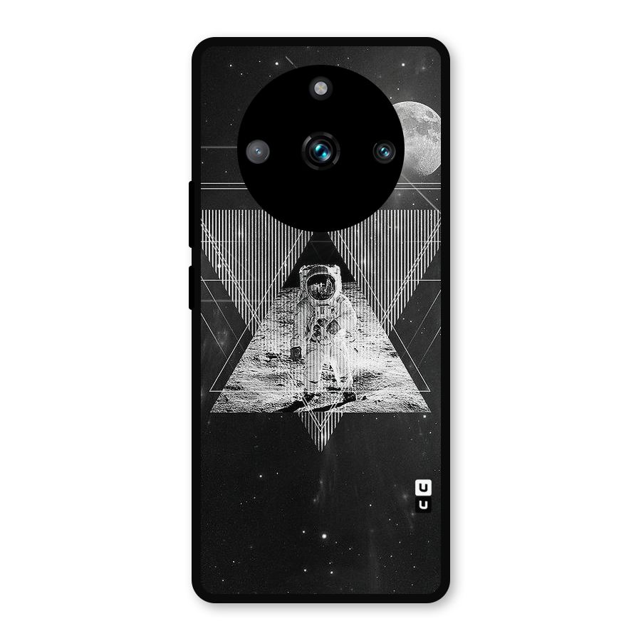 Space Triangle Abstract Metal Back Case for Realme Narzo 60 Pro
