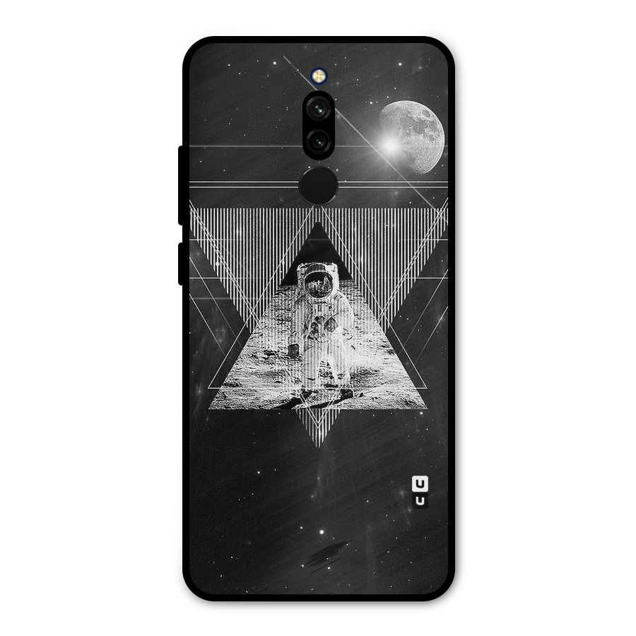 Space Triangle Abstract Metal Back Case for Redmi 8