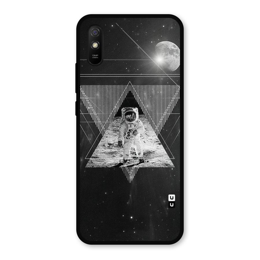 Space Triangle Abstract Metal Back Case for Redmi 9a