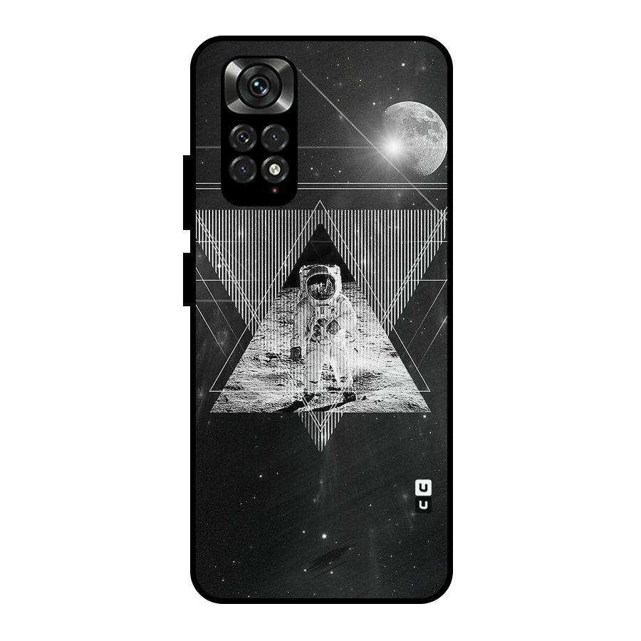 Space Triangle Abstract Metal Back Case for Redmi Note 11 Pro