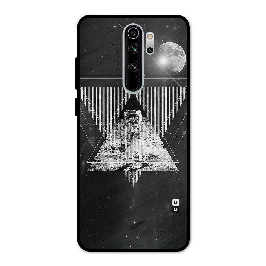 Space Triangle Abstract Metal Back Case for Redmi Note 8 Pro