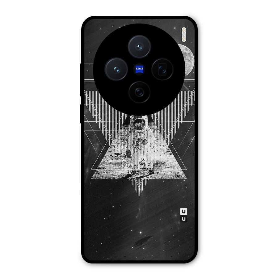 Space Triangle Abstract Metal Back Case for Vivo X200