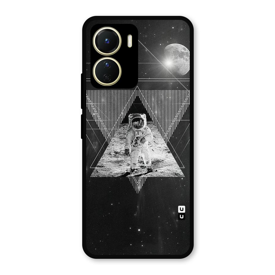 Space Triangle Abstract Metal Back Case for Vivo Y16