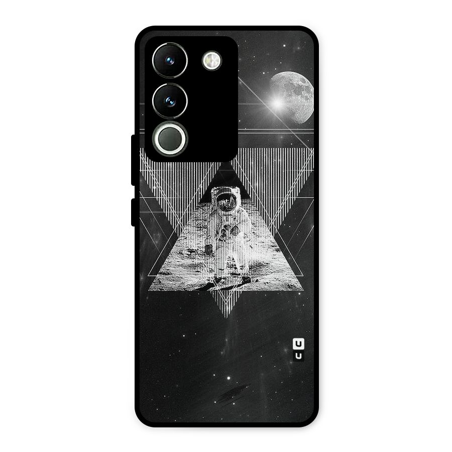 Space Triangle Abstract Metal Back Case for Vivo Y200
