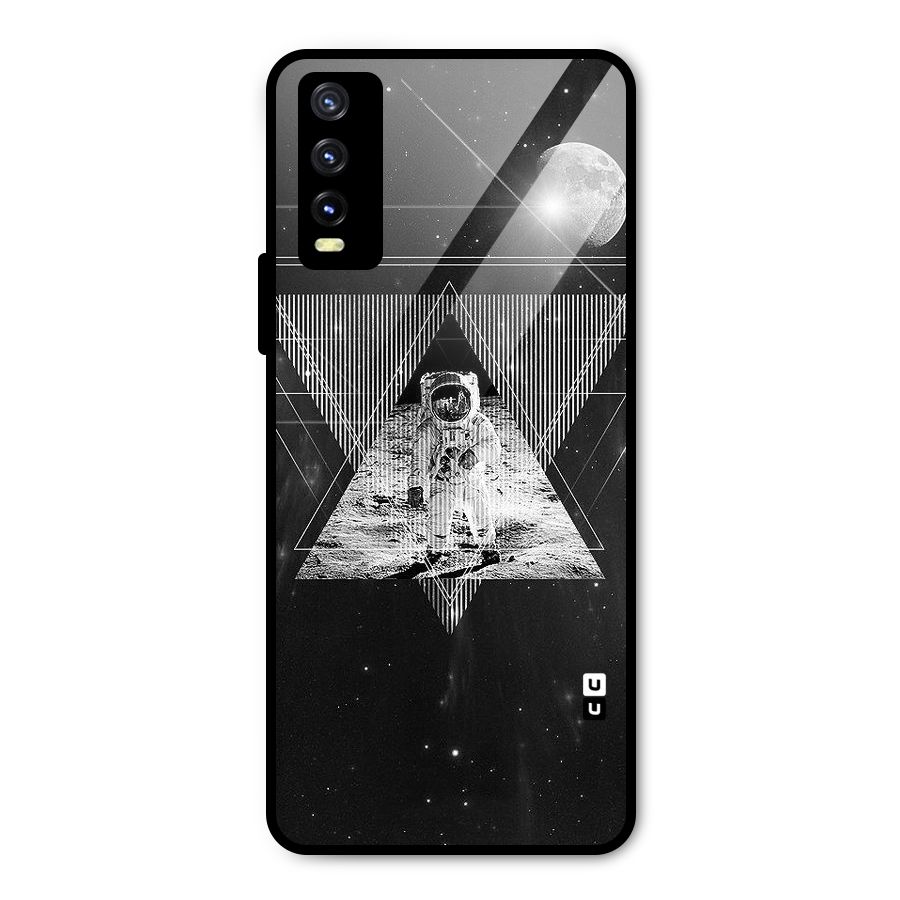 Space Triangle Abstract Metal Back Case for Vivo Y20g