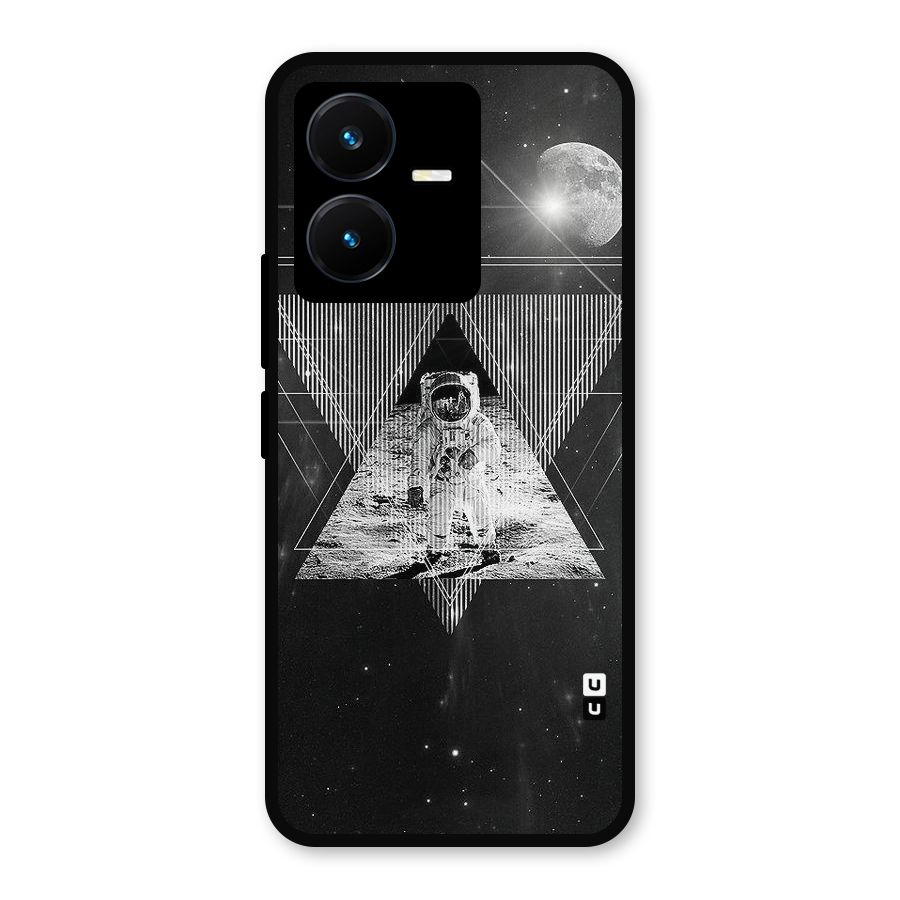 Space Triangle Abstract Metal Back Case for Vivo Y22