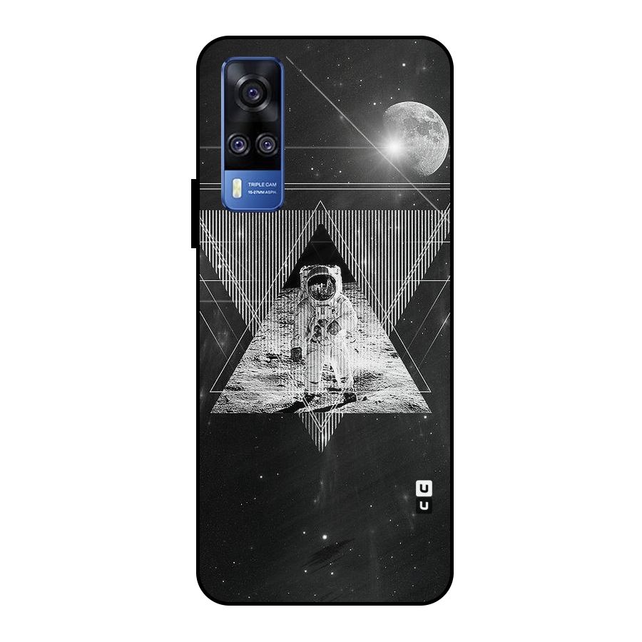 Space Triangle Abstract Metal Back Case for Vivo Y51