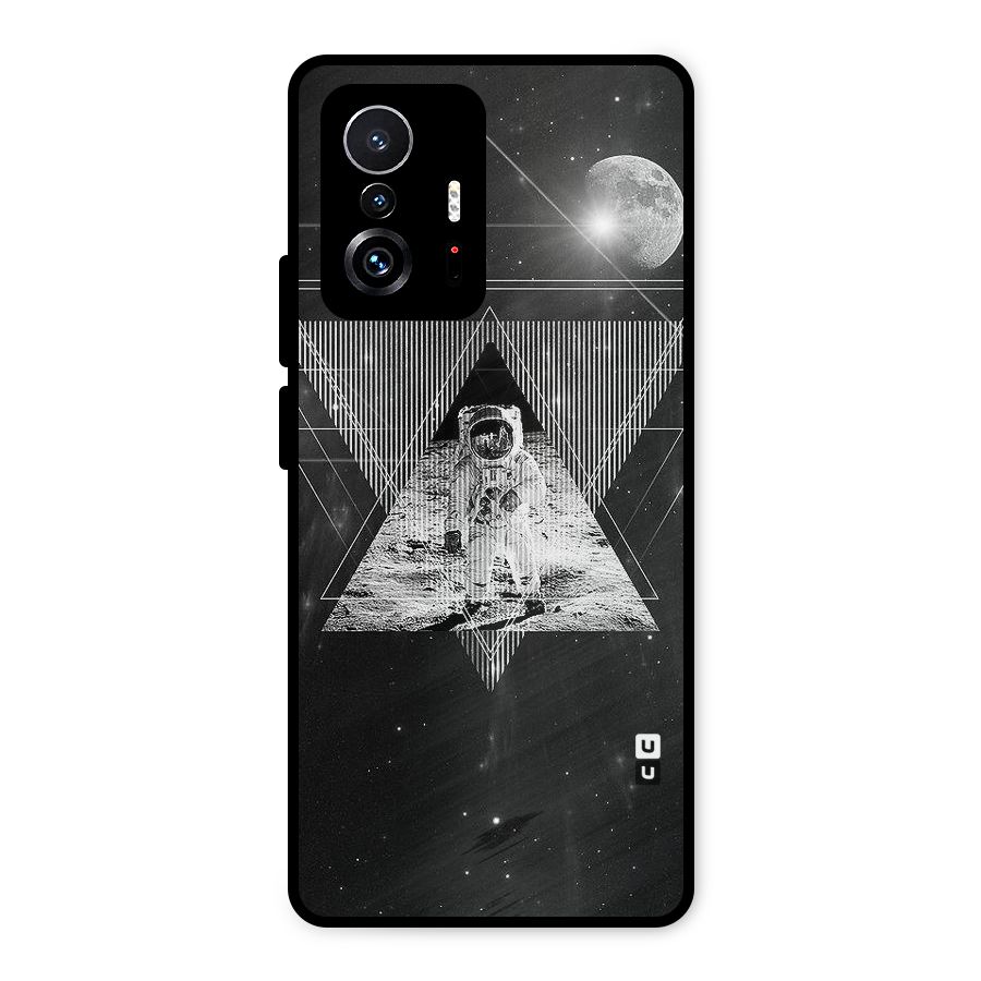 Space Triangle Abstract Metal Back Case for Xiaomi 11T Pro