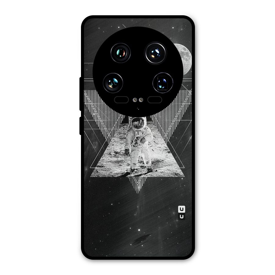 Space Triangle Abstract Metal Back Case for Xiaomi 14 Ultra