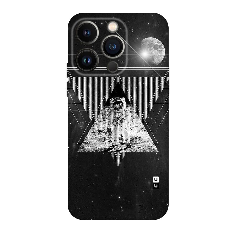 Space Triangle Abstract Original Polycarbonate Back Case for iPhone 14 Pro