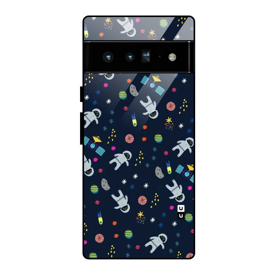 Spaceman Dance Glass Back Case for Google Pixel 6 Pro