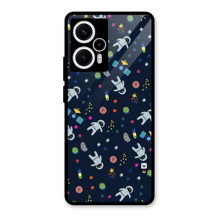 Spaceman Dance Glass Back Case for Poco F5