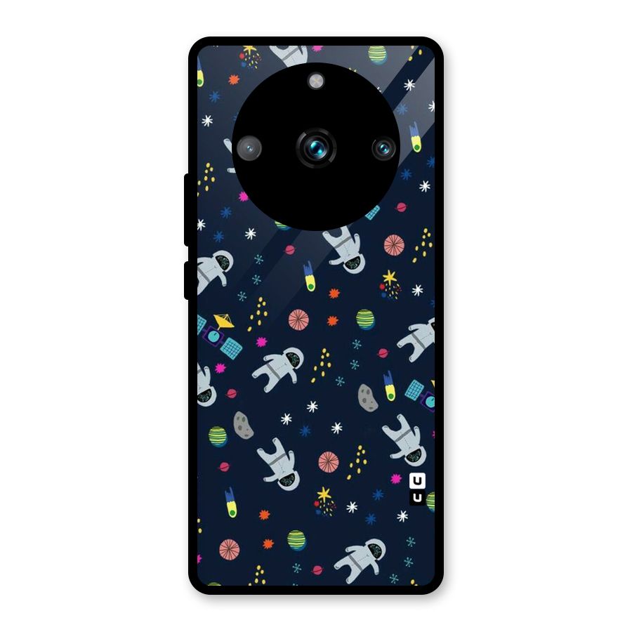 Spaceman Dance Glass Back Case for Realme 11 Pro