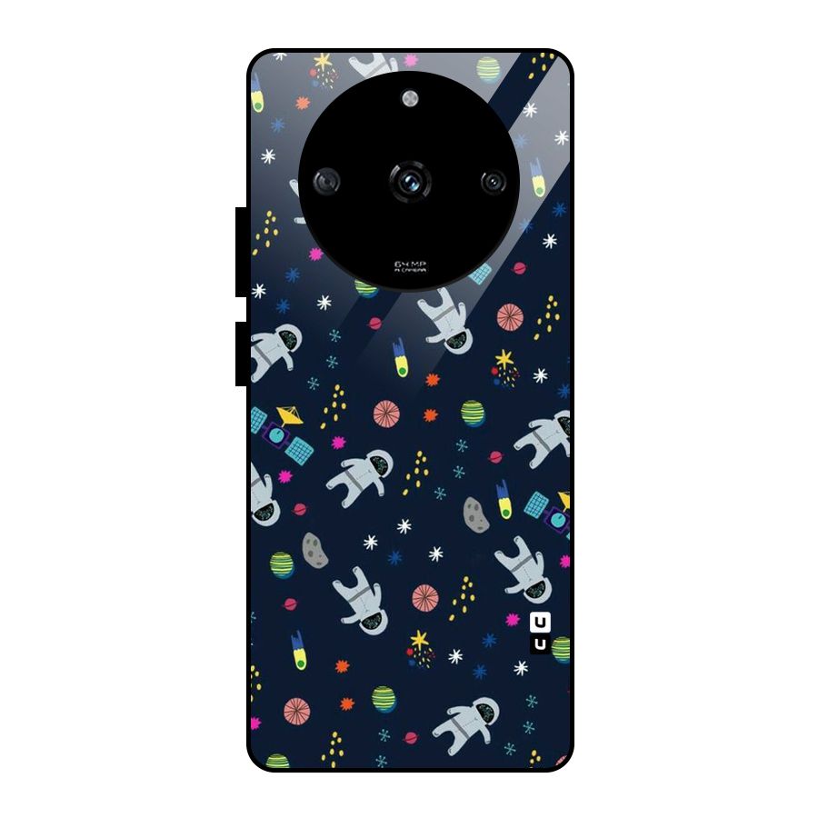 Spaceman Dance Glass Back Case for Realme Narzo 60 5G