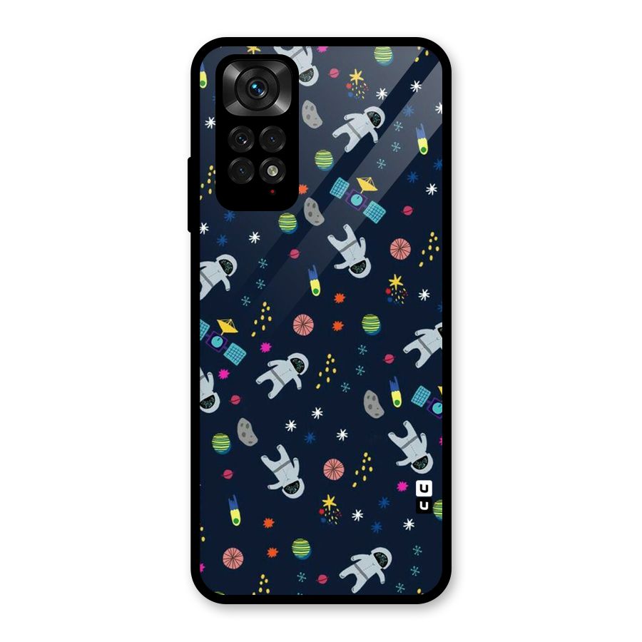 Spaceman Dance Glass Back Case for Redmi Note 11S