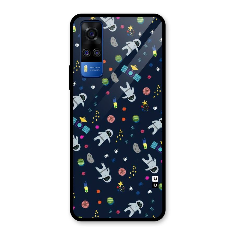 Spaceman Dance Glass Back Case for Vivo Y31