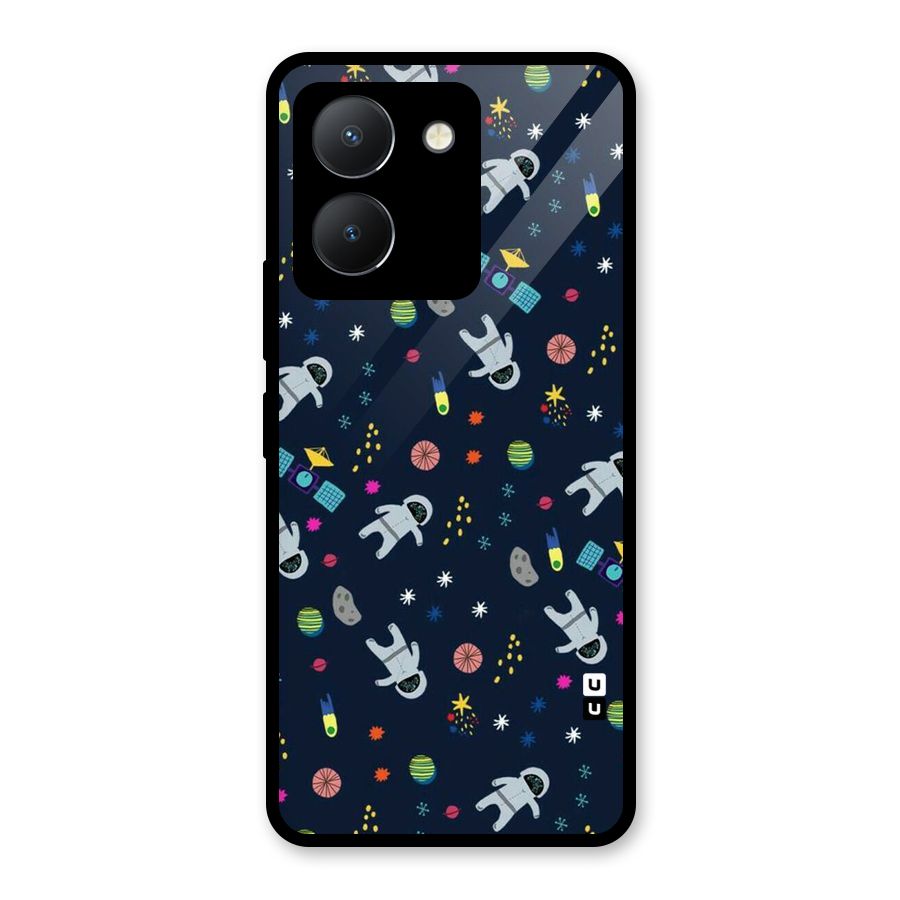 Spaceman Dance Glass Back Case for Vivo Y36