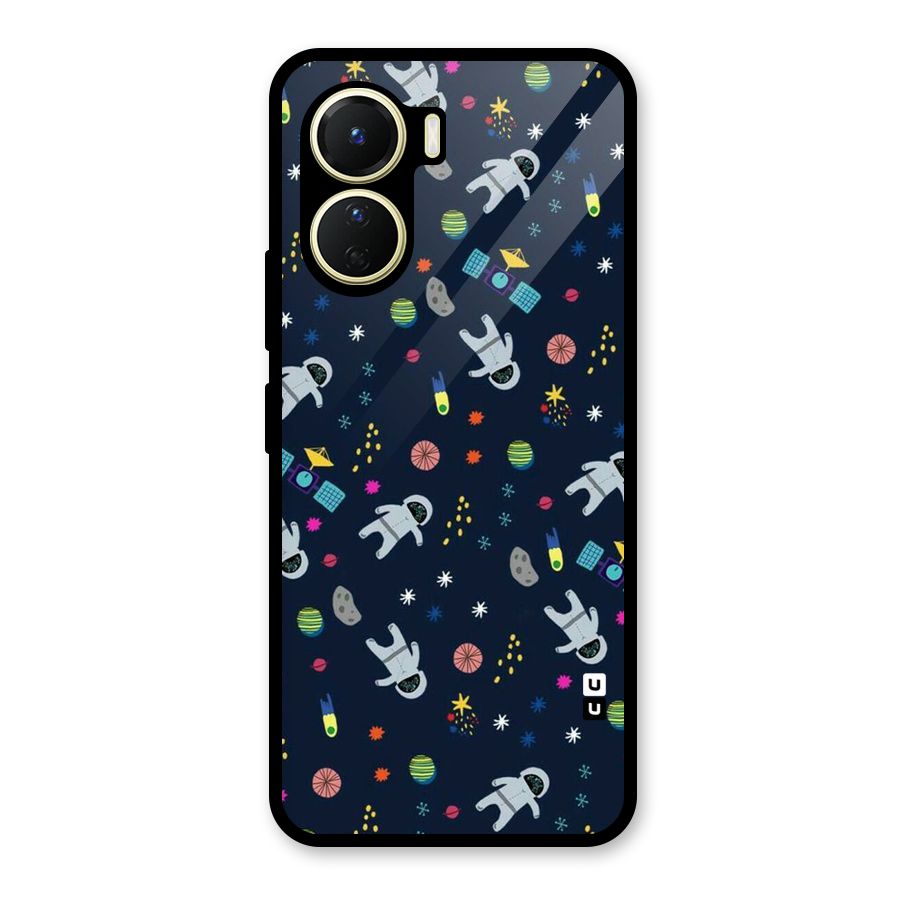 Spaceman Dance Glass Back Case for Vivo Y56