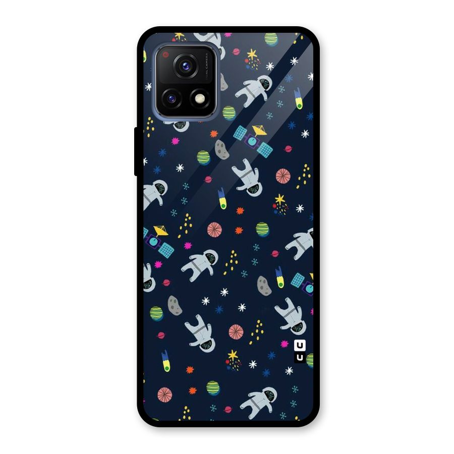 Spaceman Dance Glass Back Case for Vivo Y72 5G