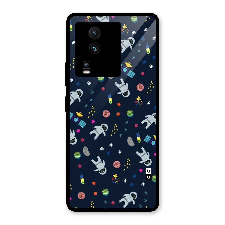 Spaceman Dance Glass Back Case for Vivo iQOO Neo 7