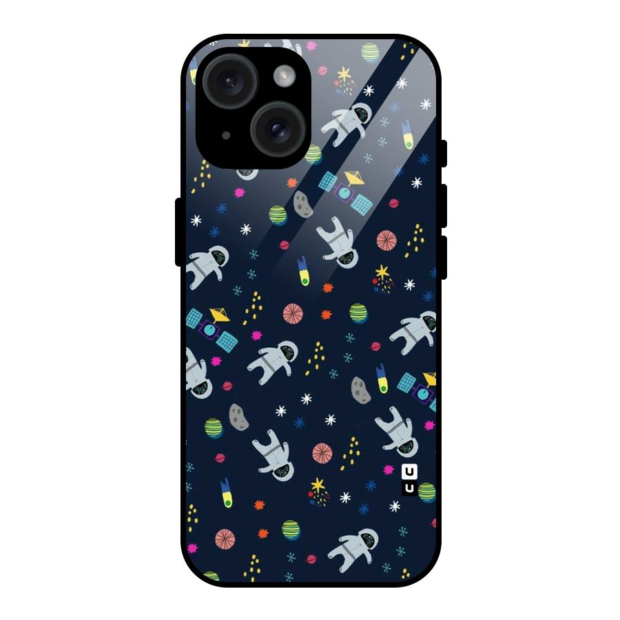 Spaceman Dance Glass Back Case for iPhone 15